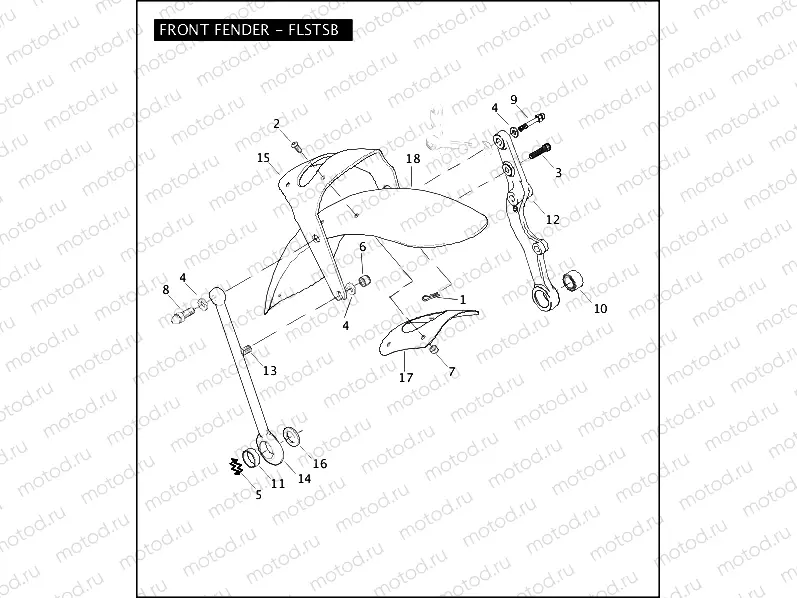 FRONT FENDER - FLSTSB