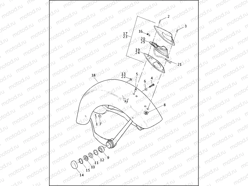 FRONT FENDER - FLSTS/I
