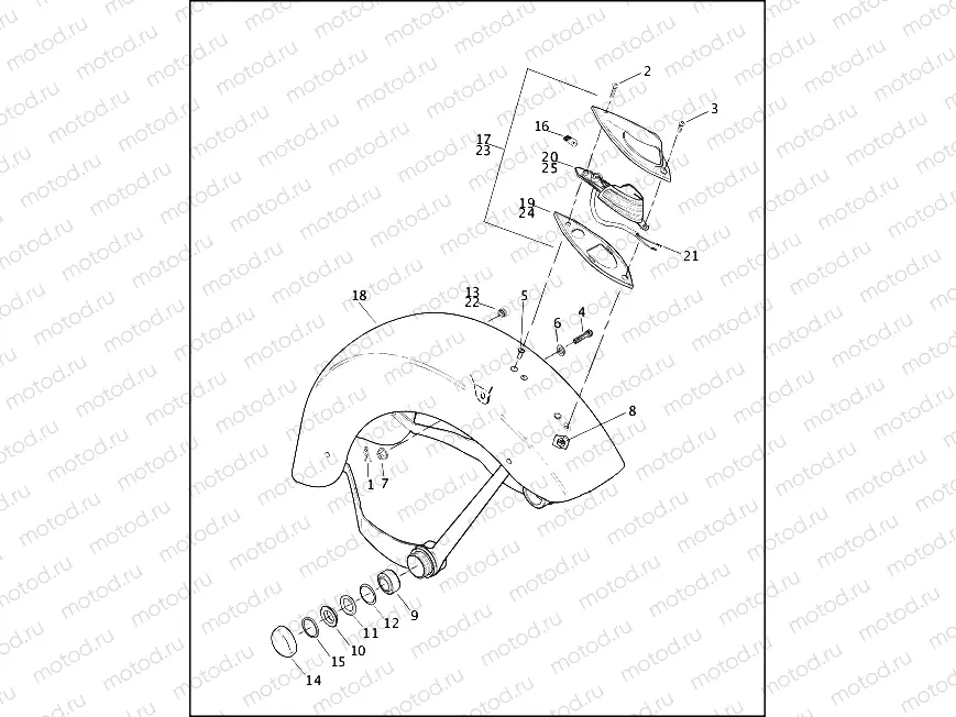 FRONT FENDER - FLSTS/I