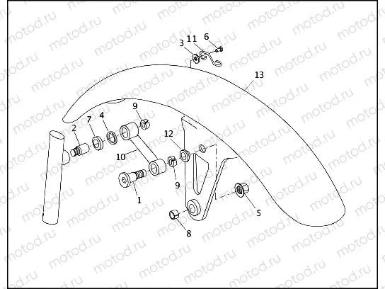 FRONT FENDER - FXSTS