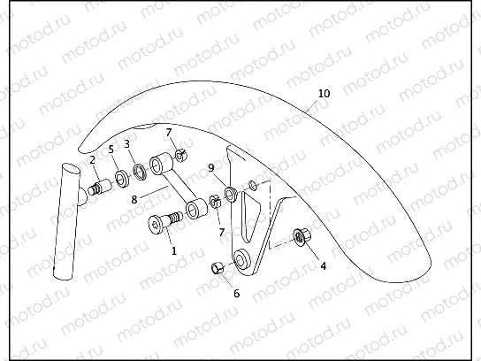 FRONT FENDER - FXSTS