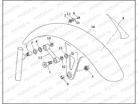 FRONT FENDER - FXSTS/B