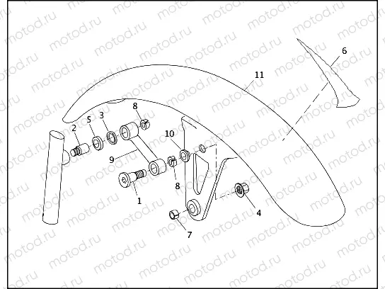 FRONT FENDER - FXSTS/B