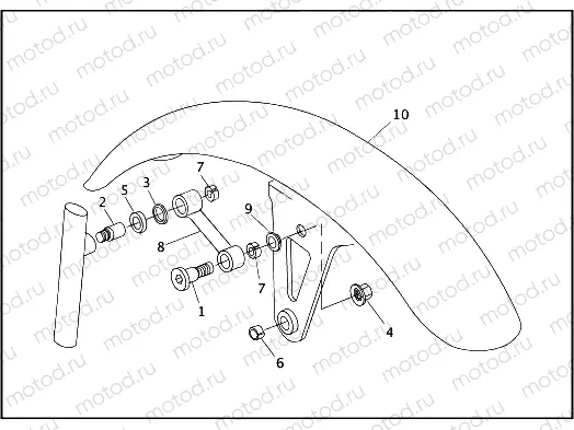 FRONT FENDER - FXSTS/I