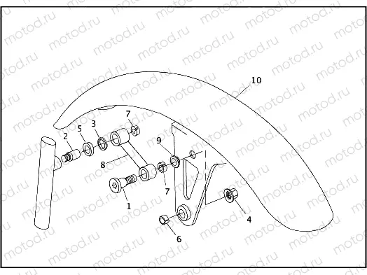 FRONT FENDER - FXSTS/I