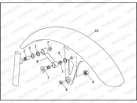FRONT FENDER - FXSTS/I