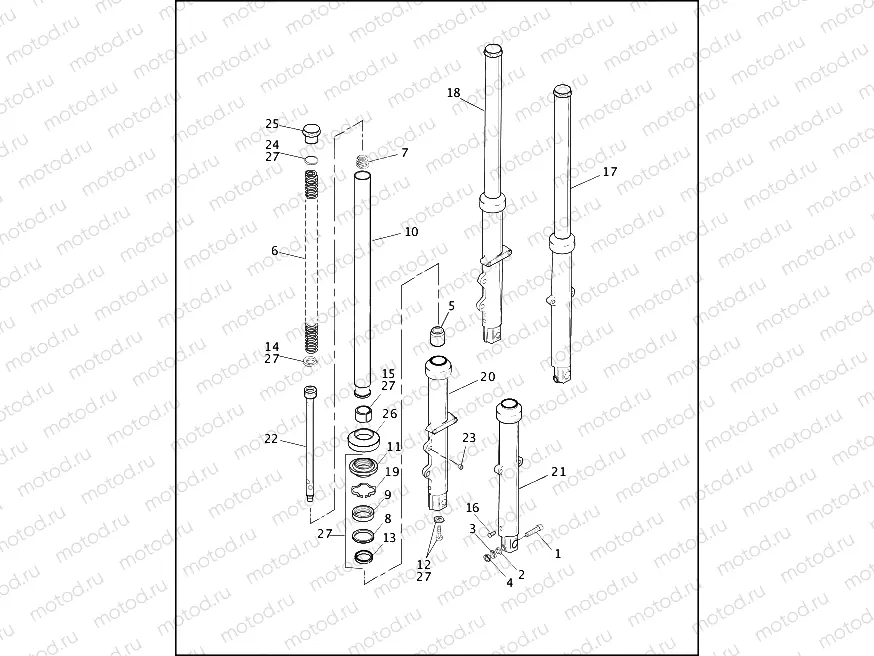 FRONT FORK (2 OF 2)