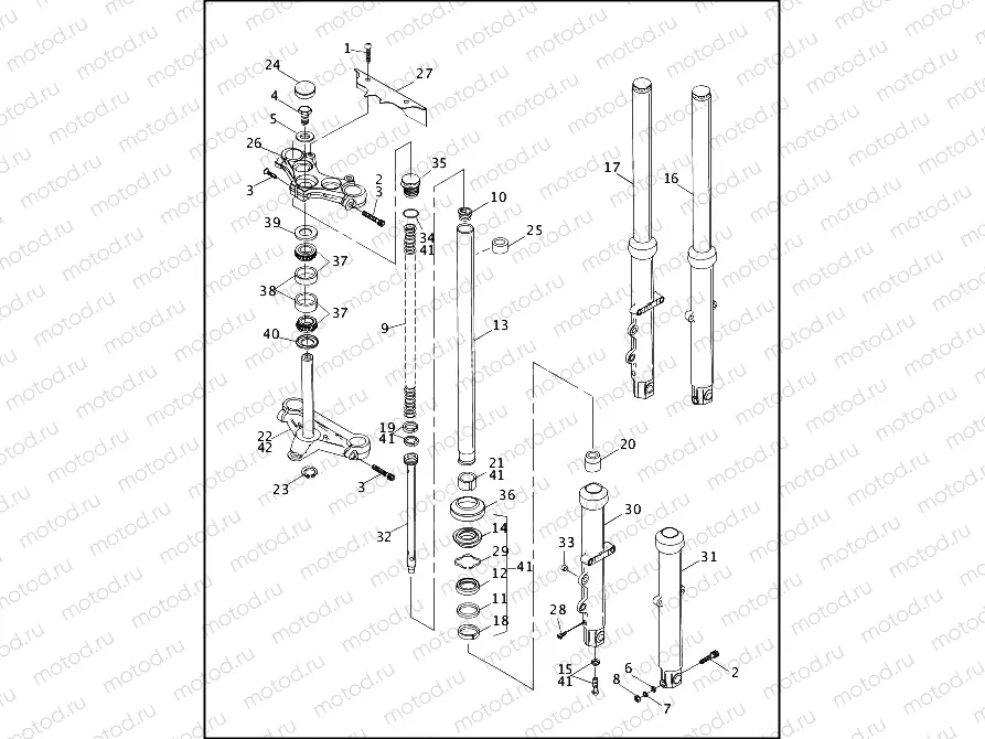 FRONT FORK (2 OF 3)