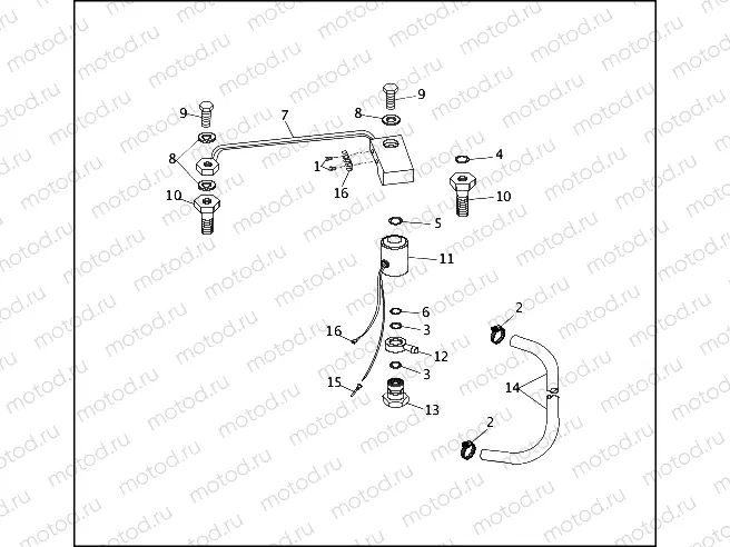 FRONT FORK AIR CONTROL - FLHTP