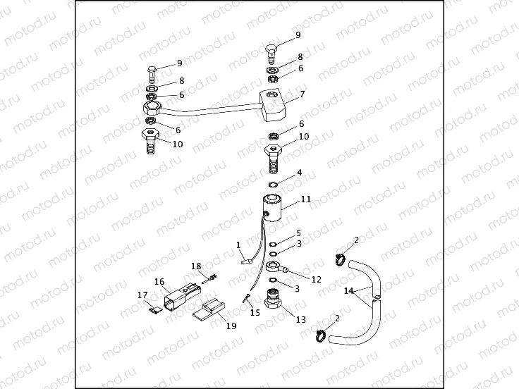 FRONT FORK AIR CONTROL - FLHTP