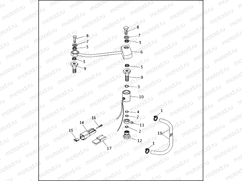 FRONT FORK AIR CONTROL - FLHTP