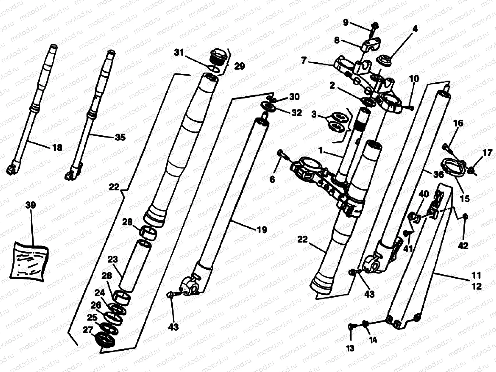 FRONT FORK ASSEMBLY