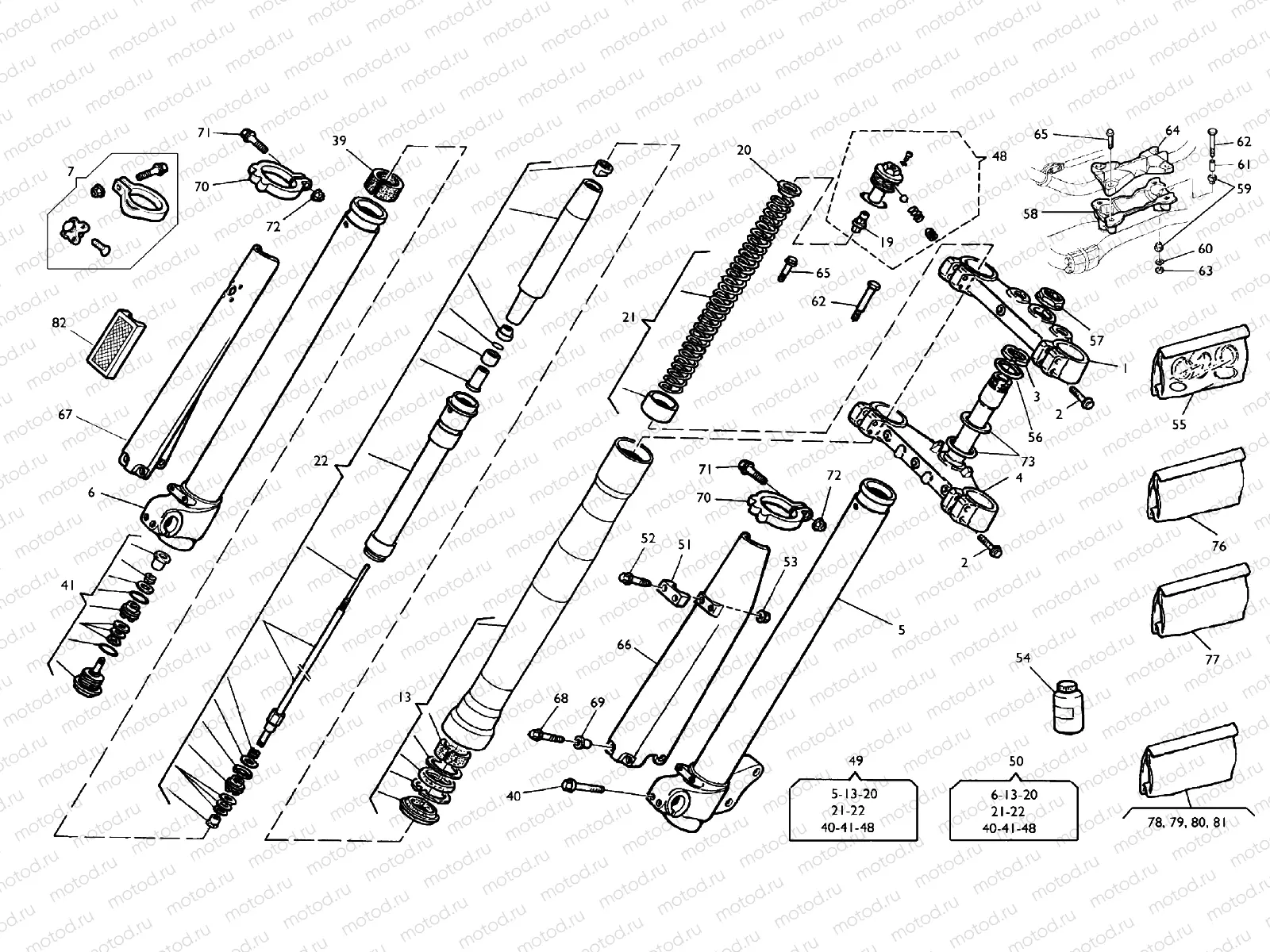 FRONT FORK ASSEMBLY