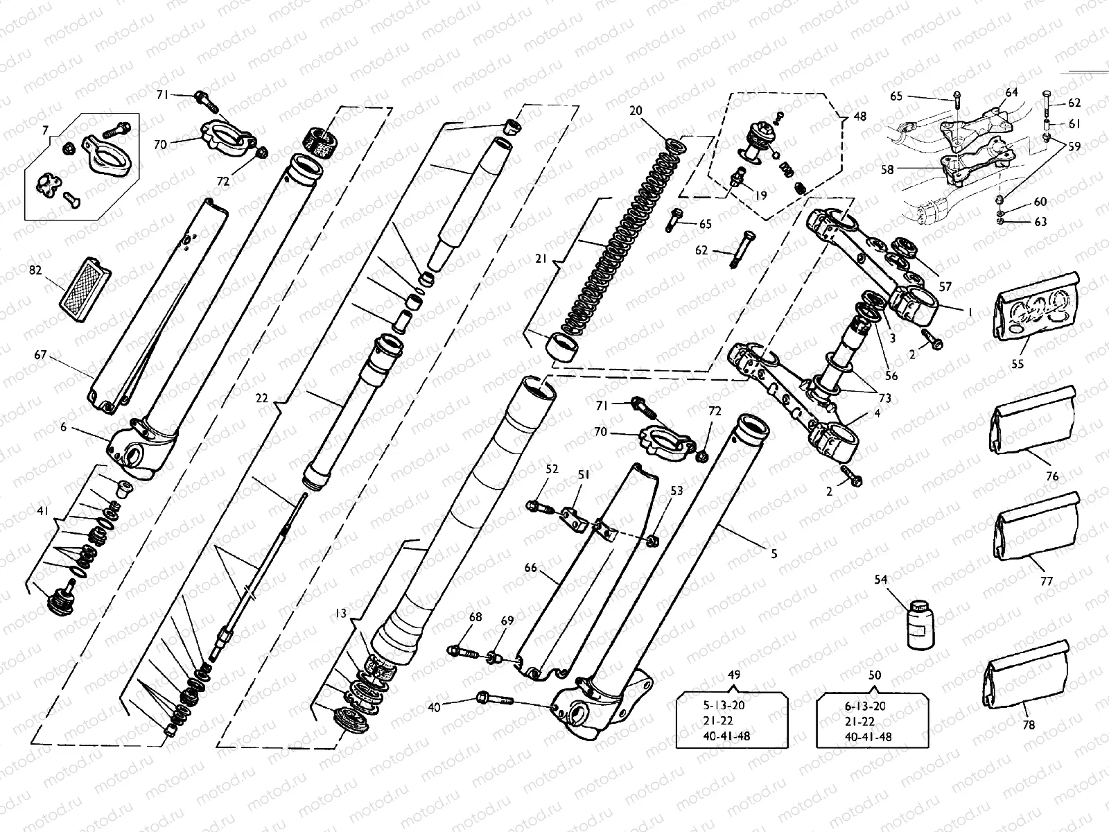 FRONT FORK ASSEMBLY