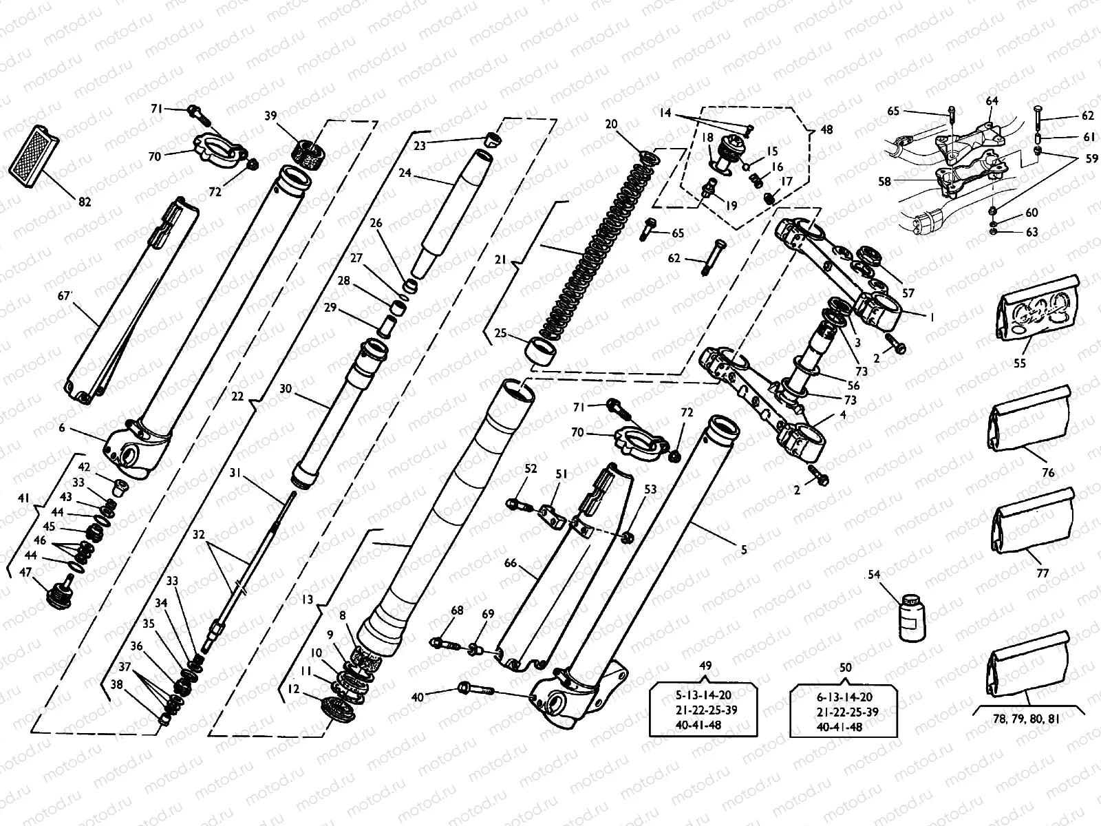 FRONT FORK ASSEMBLY
