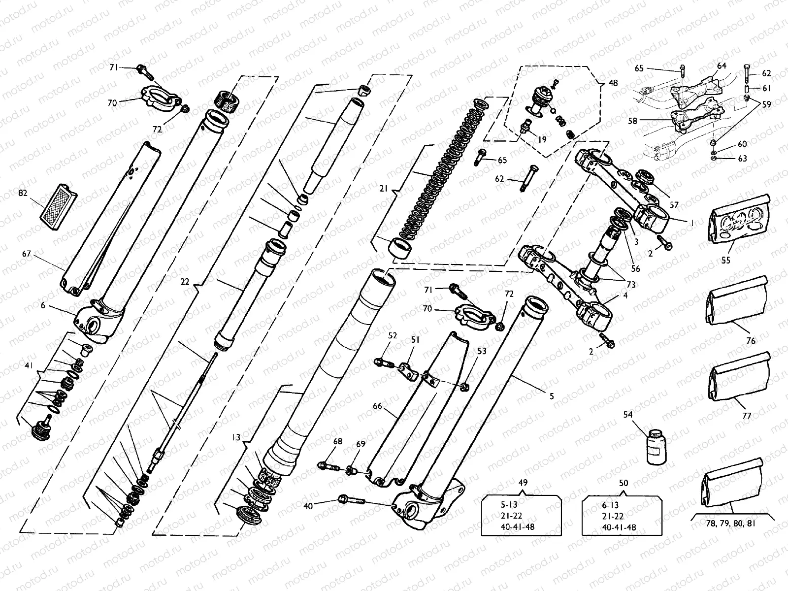 FRONT FORK ASSEMBLY