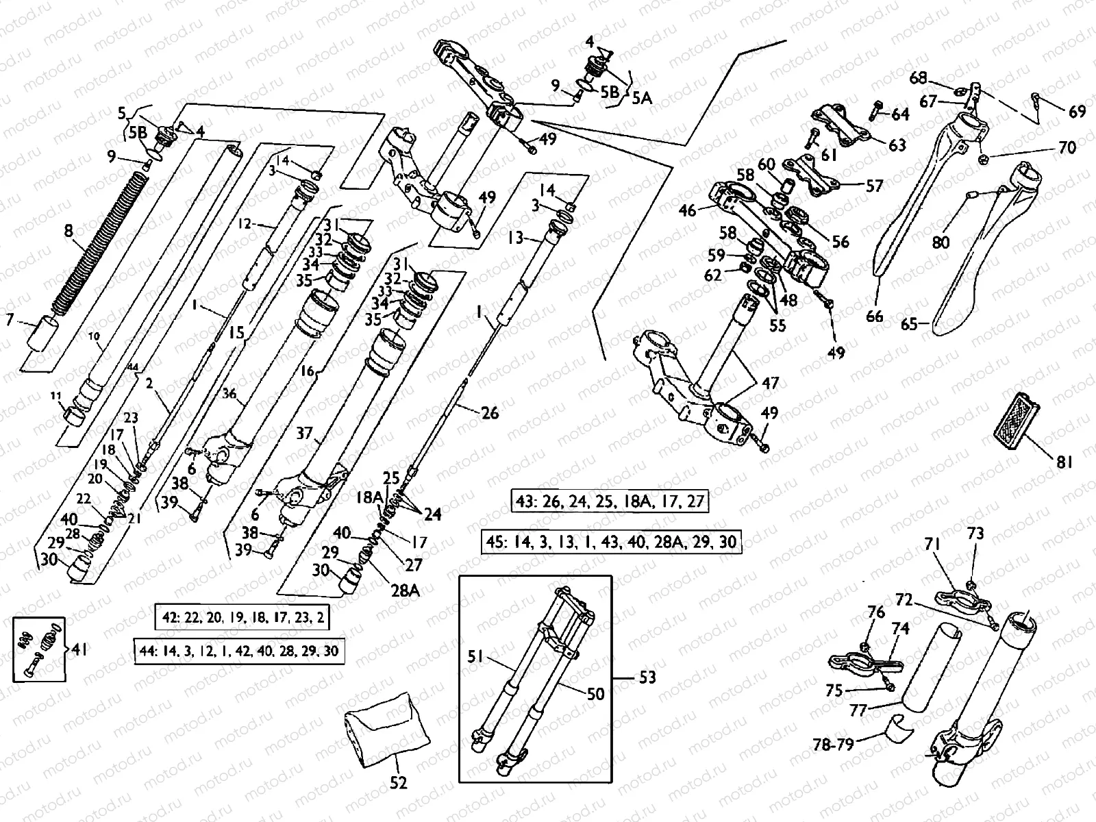 FRONT FORK ASSEMBLY