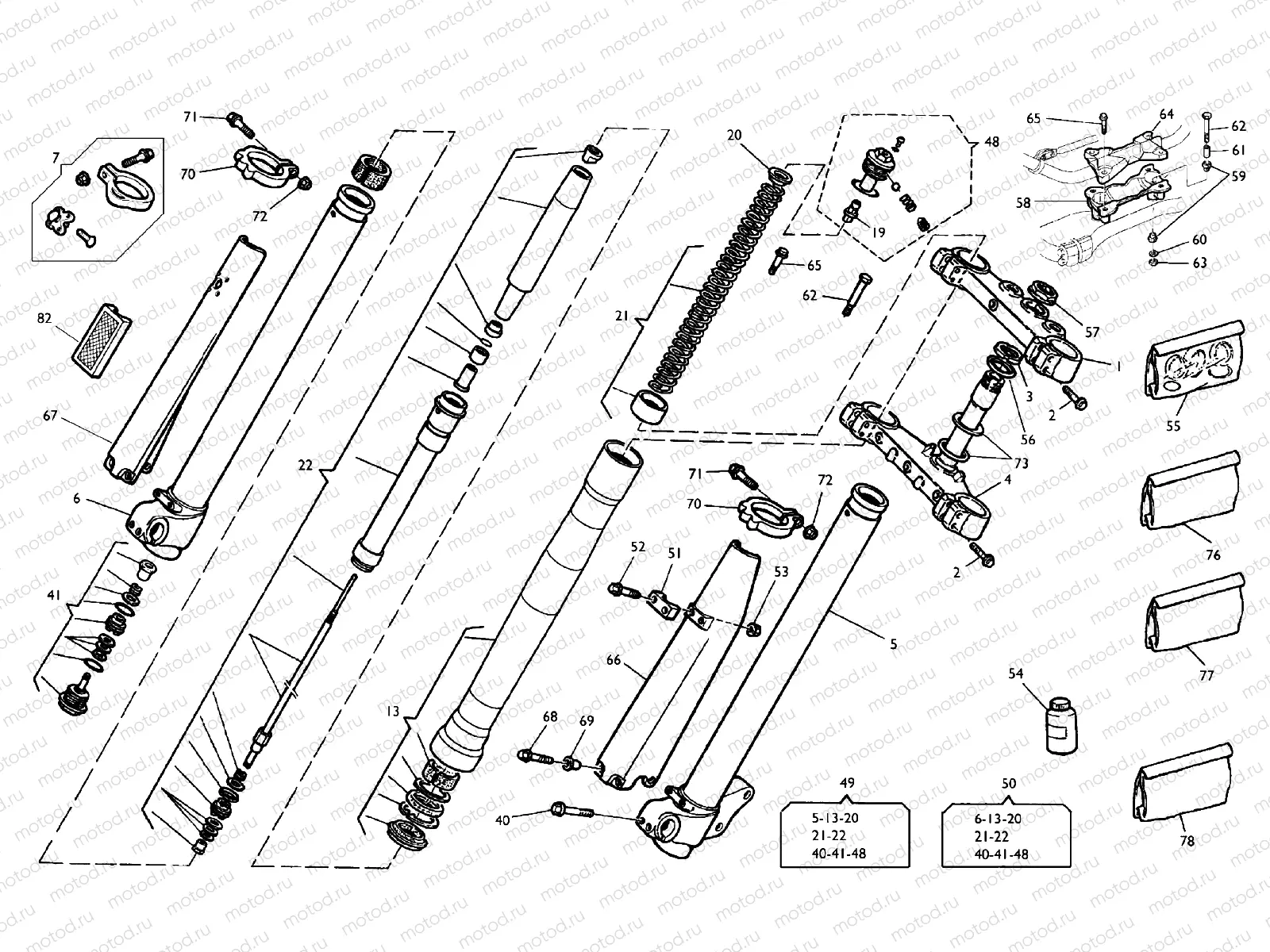 FRONT FORK ASSEMBLY