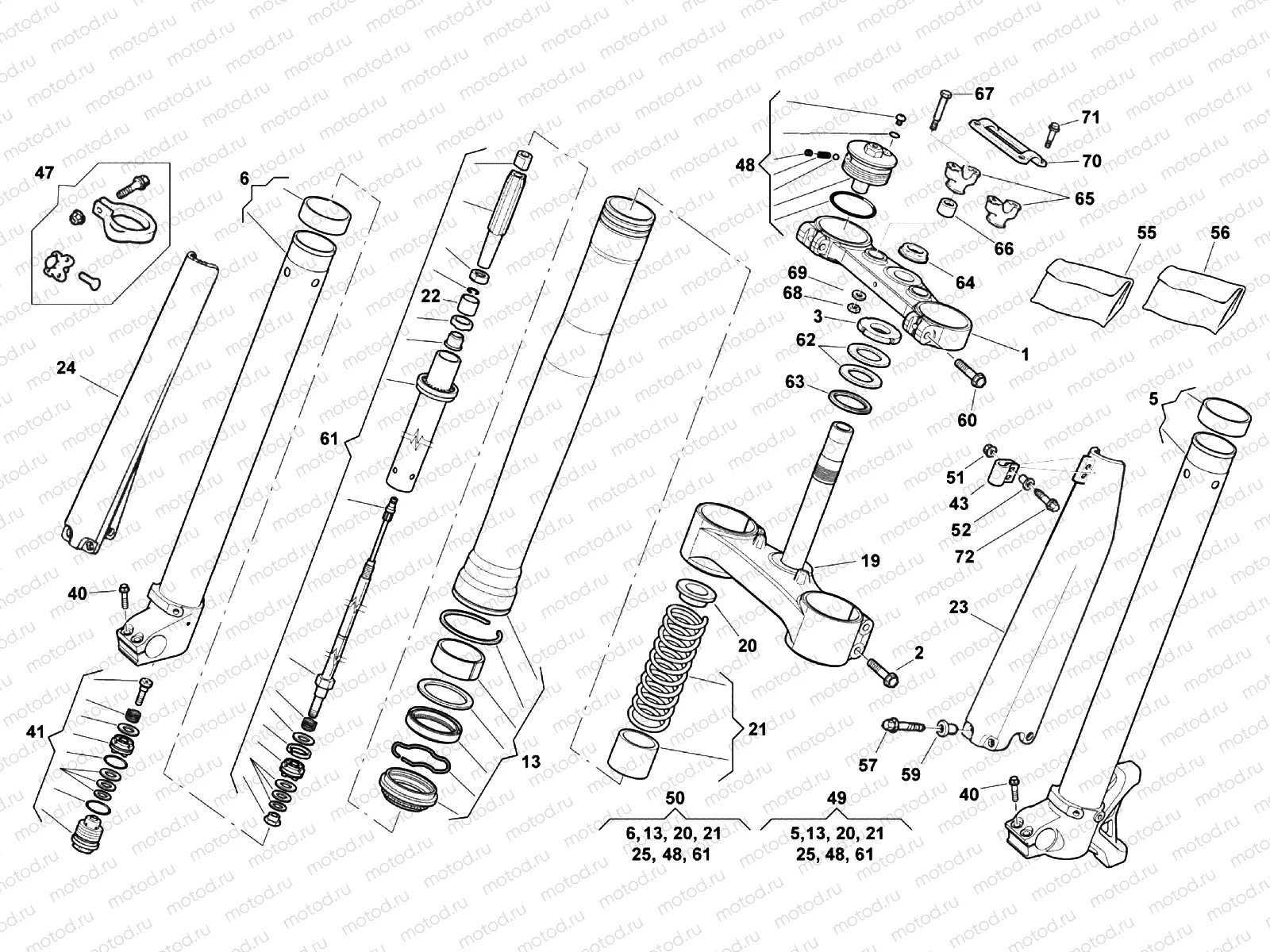 FRONT FORK ASSEMBLY