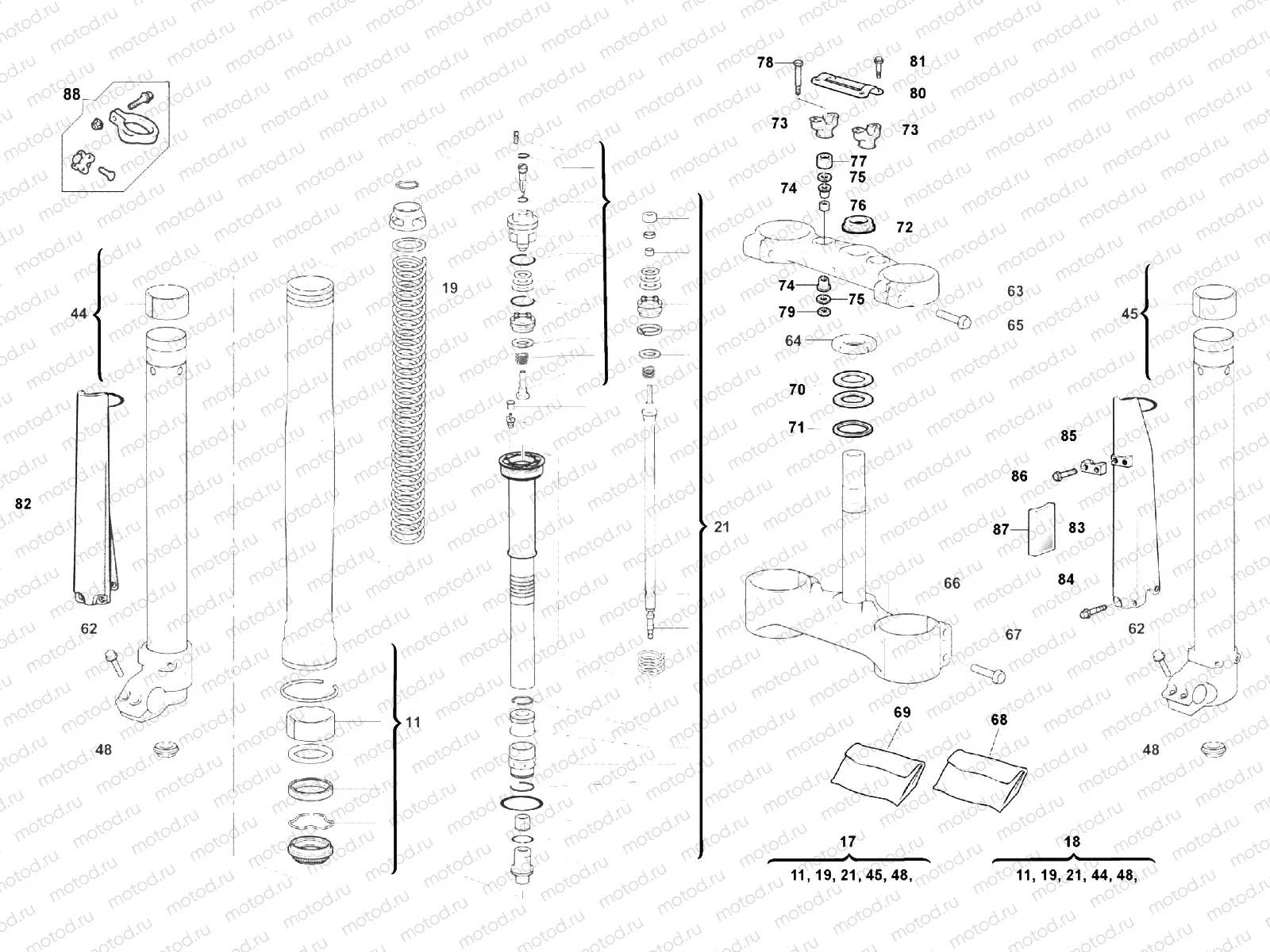 FRONT FORK ASSEMBLY