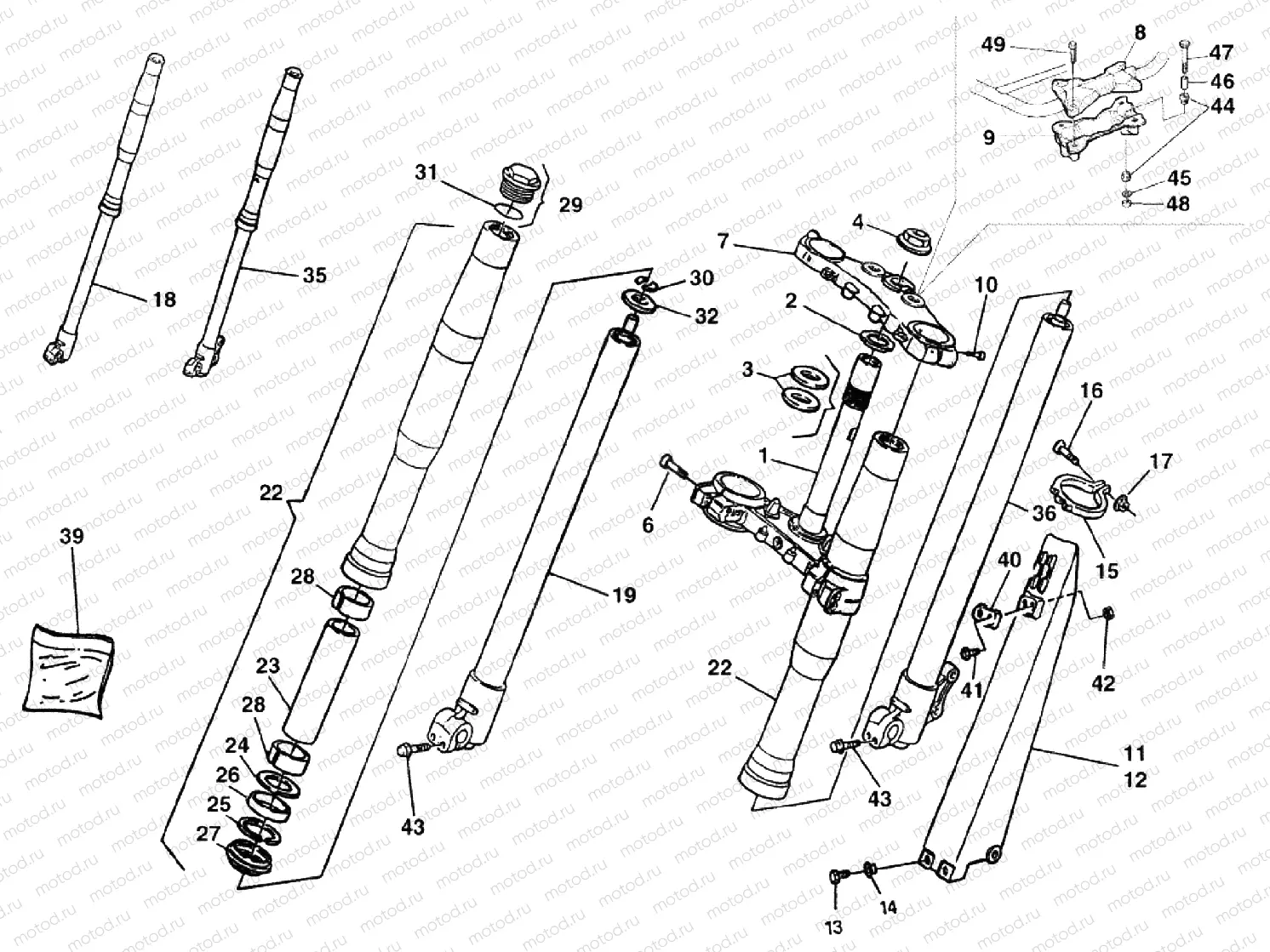 FRONT FORK ASSEMBLY