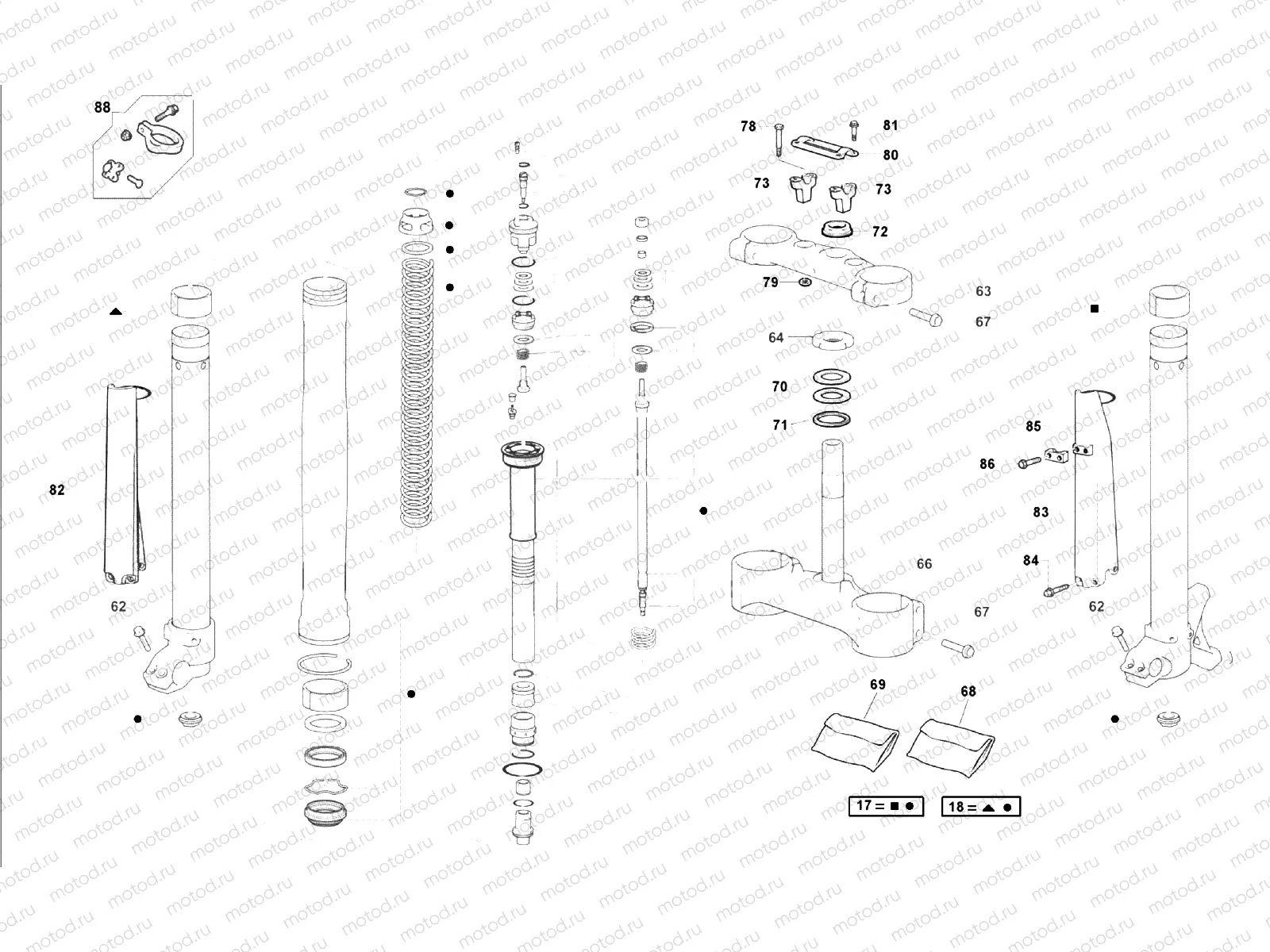 FRONT FORK ASSEMBLY
