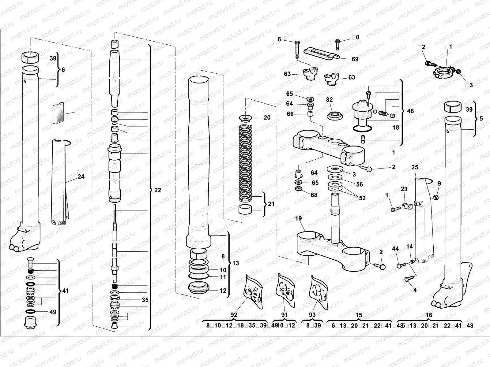 FRONT FORK ASSEMBLY