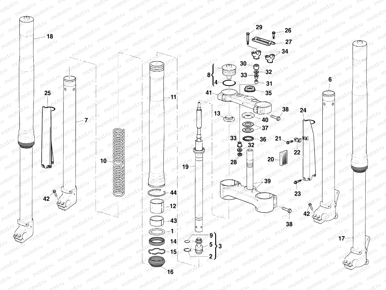 FRONT FORK ASSEMBLY