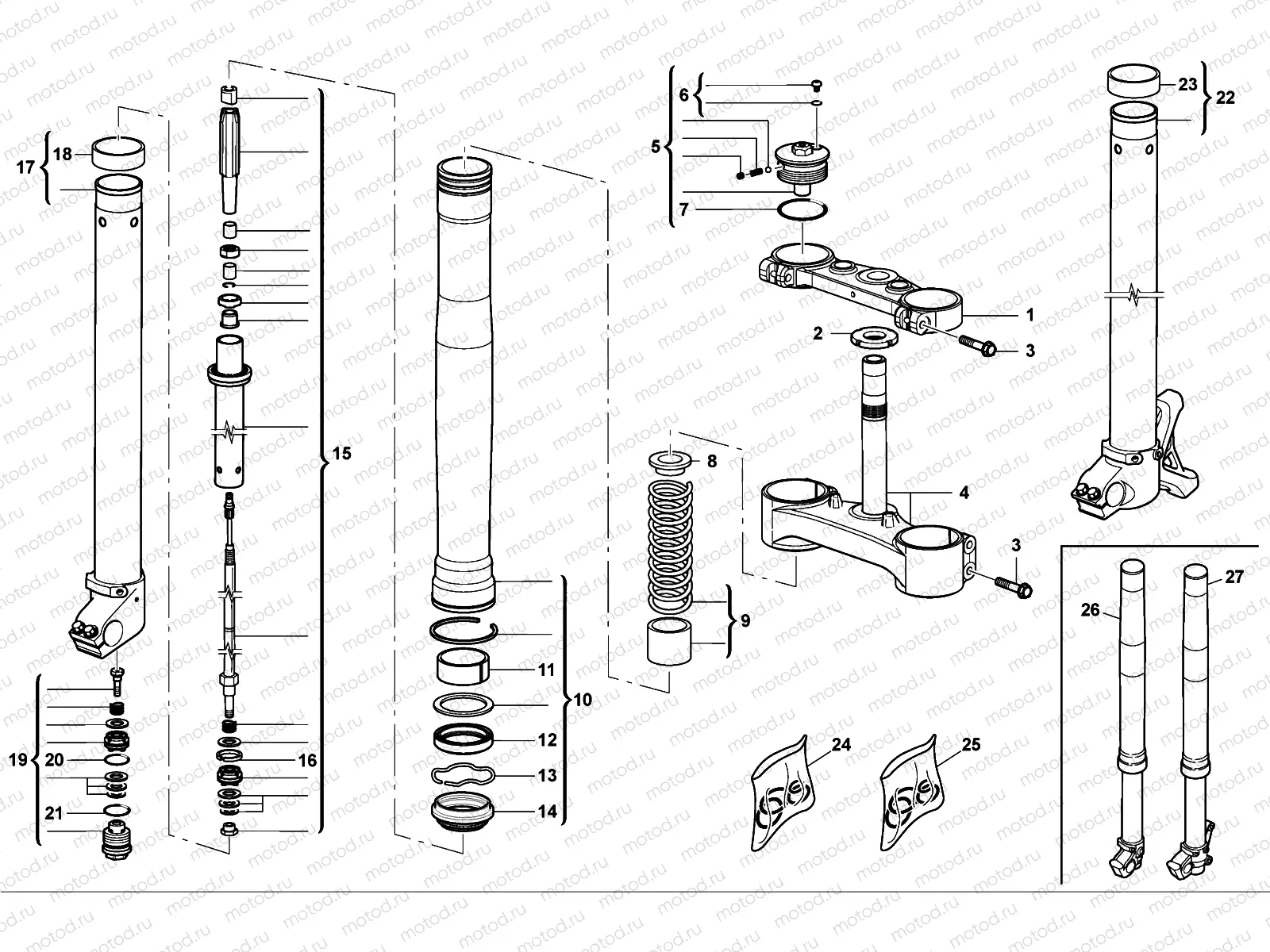 FRONT FORK ASSEMBLY