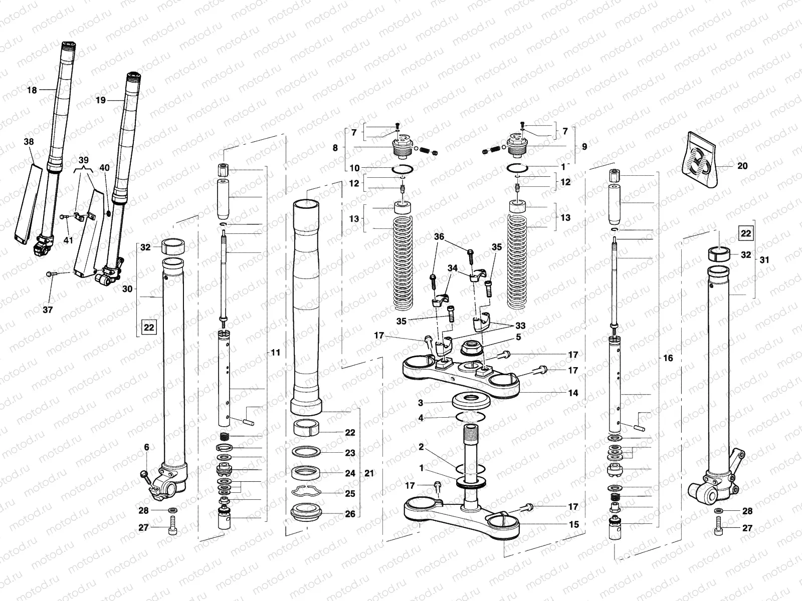 FRONT FORK ASSEMBLY