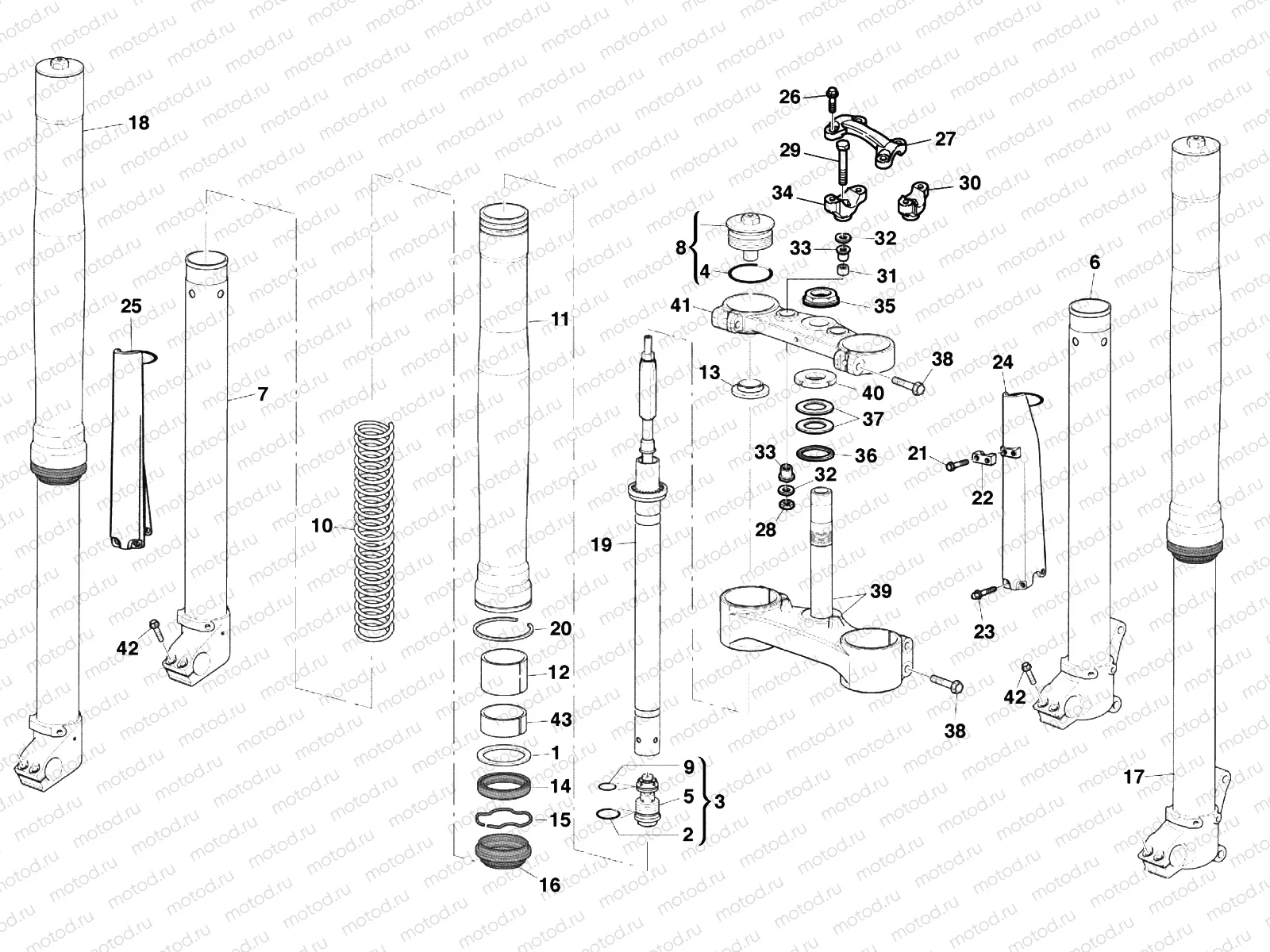 FRONT FORK ASSEMBLY