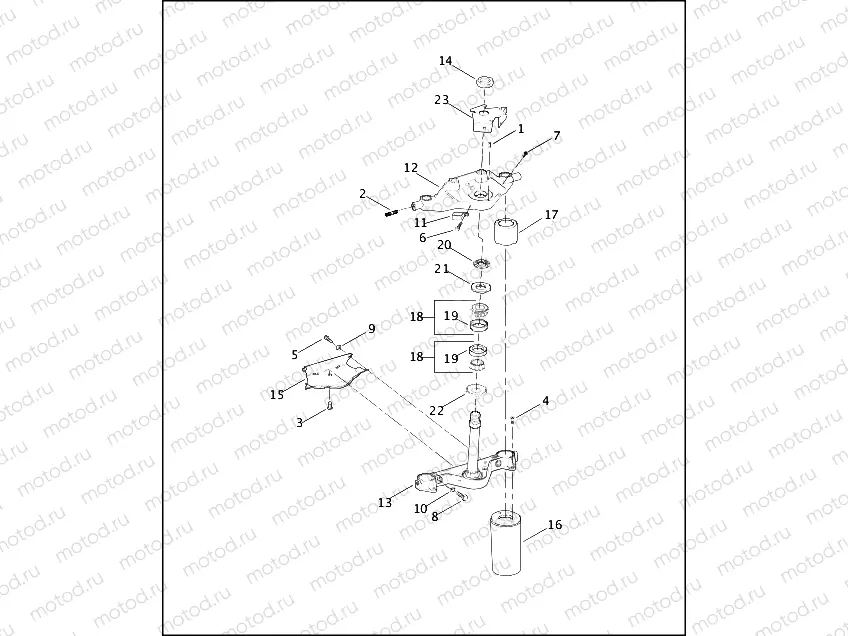 FRONT FORK - BRACKETS