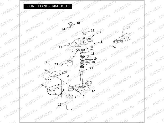 FRONT FORK - BRACKETS