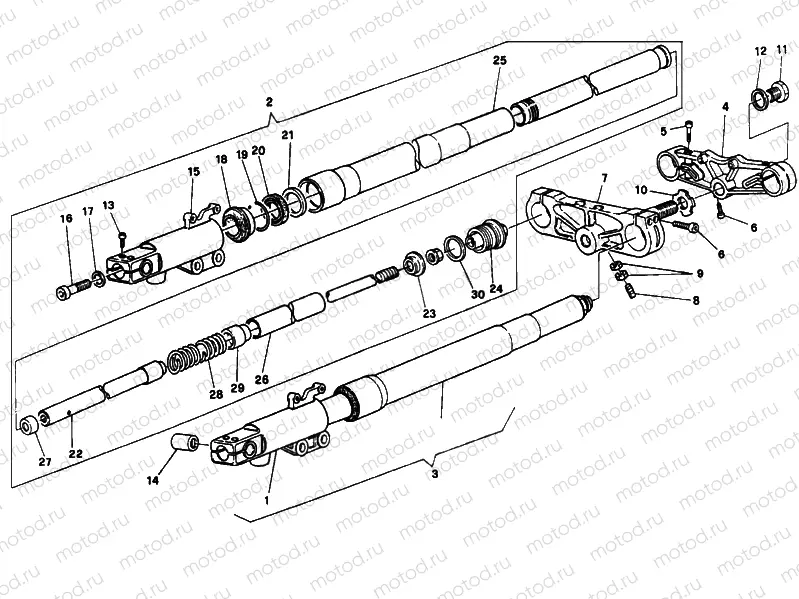 FRONT FORK FM 007706 » FRONT SUSPENSION
