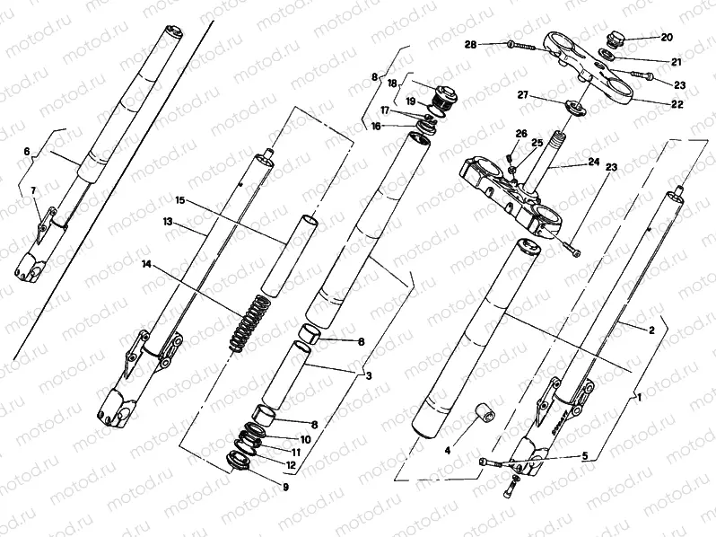 FRONT FORK » FRONT SUSPENSION