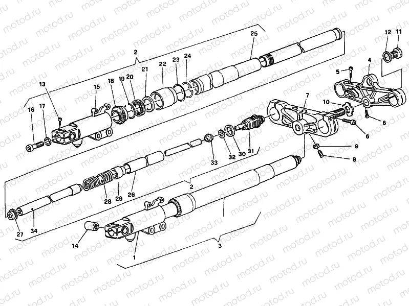 FRONT FORK » FRONT SUSPENSION