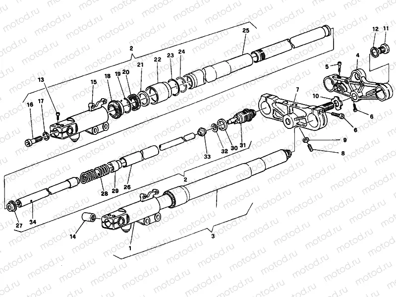 FRONT FORK » FRONT SUSPENSION