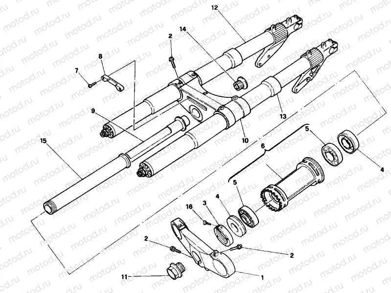 FRONT FORK » FRONT SUSPENSION