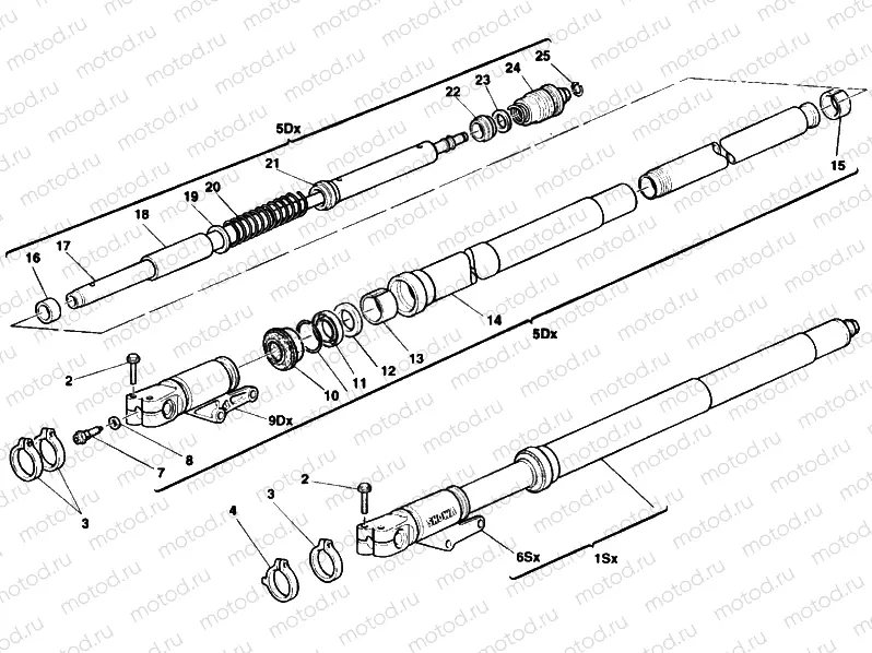 FRONT FORK » FRONT SUSPENSION