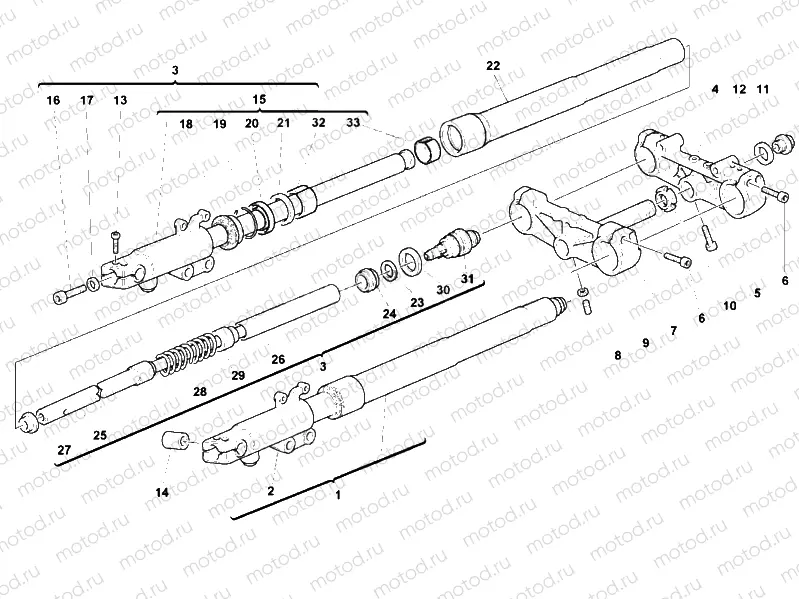 FRONT FORK » FRONT SUSPENSION