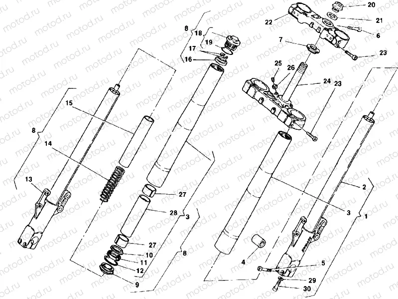 FRONT FORK » FRONT SUSPENSION