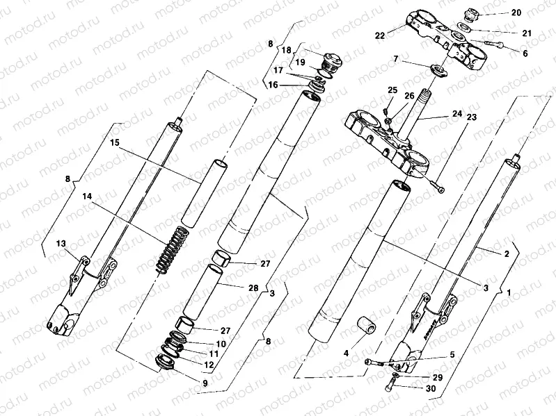 FRONT FORK » FRONT SUSPENSION
