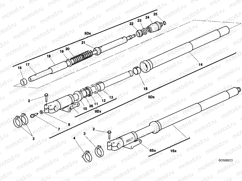 FRONT FORK » FRONT SUSPENSION