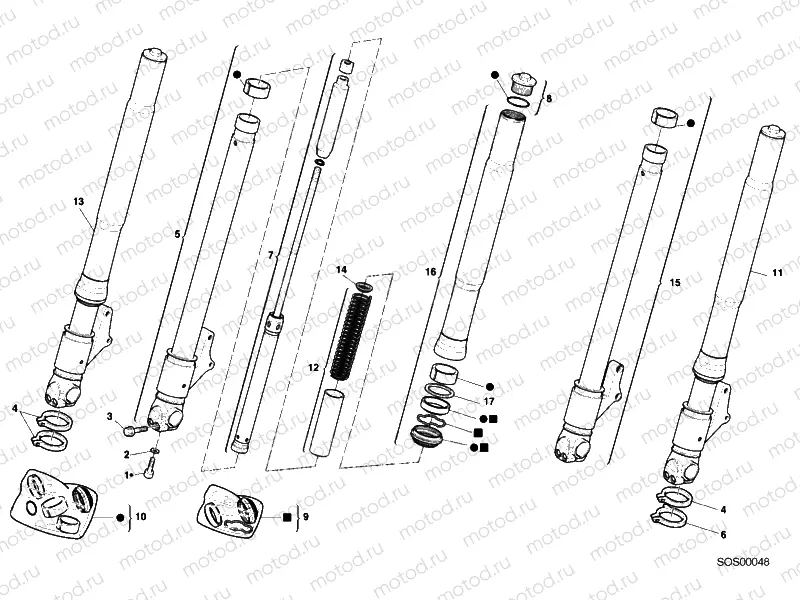 FRONT FORK » FRONT SUSPENSION