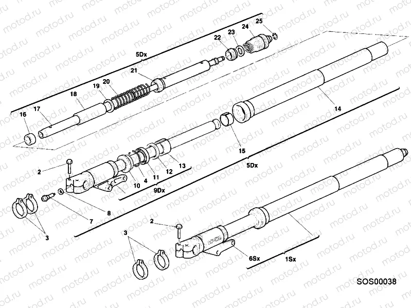 FRONT FORK » FRONT SUSPENSION