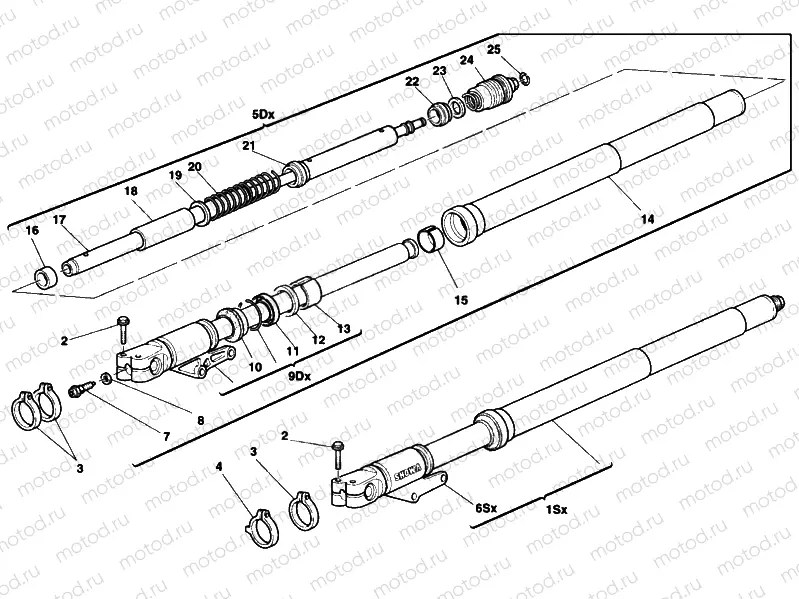 FRONT FORK » FRONT SUSPENSION