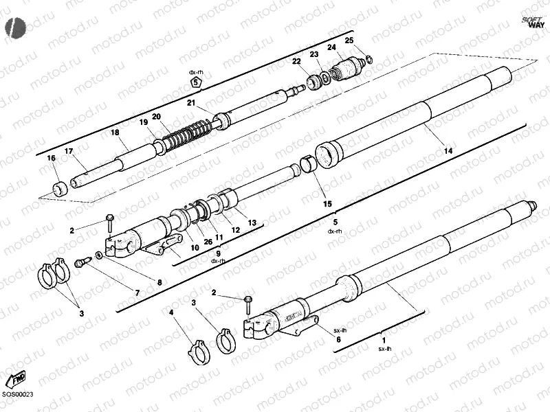 FRONT FORK » FRONT SUSPENSION