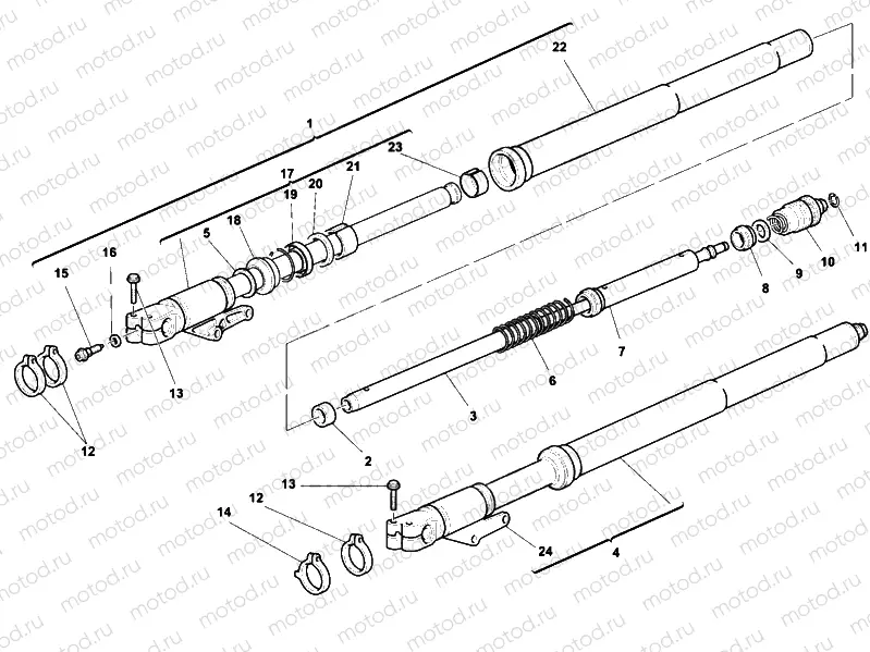 FRONT FORK » FRONT SUSPENSION