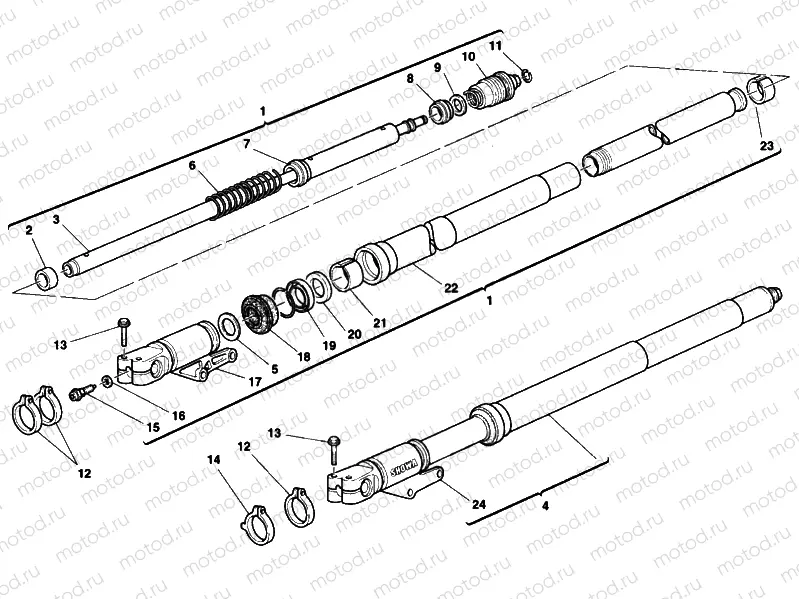 FRONT FORK » FRONT SUSPENSION