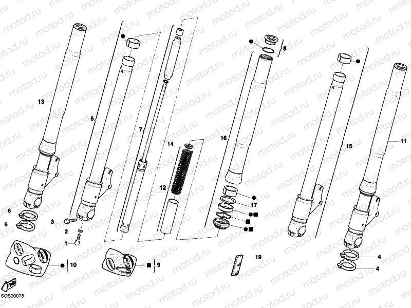 FRONT FORK » FRONT SUSPENSION